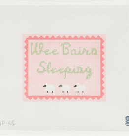 Canvas WEE BAIRN SLEEPING - PINK GP02   6.6X5.3"