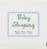 Canvas BABY SLEEPING  BLUE  GP0318  6.5X5"