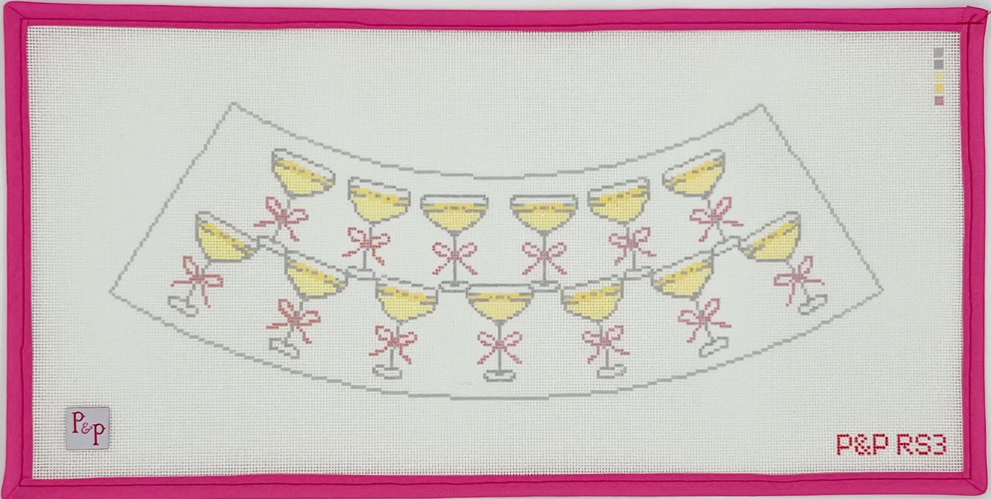 Canvas LAMPSHADE - CHAMPAGNE TOWER  P&PRS3   14X16"