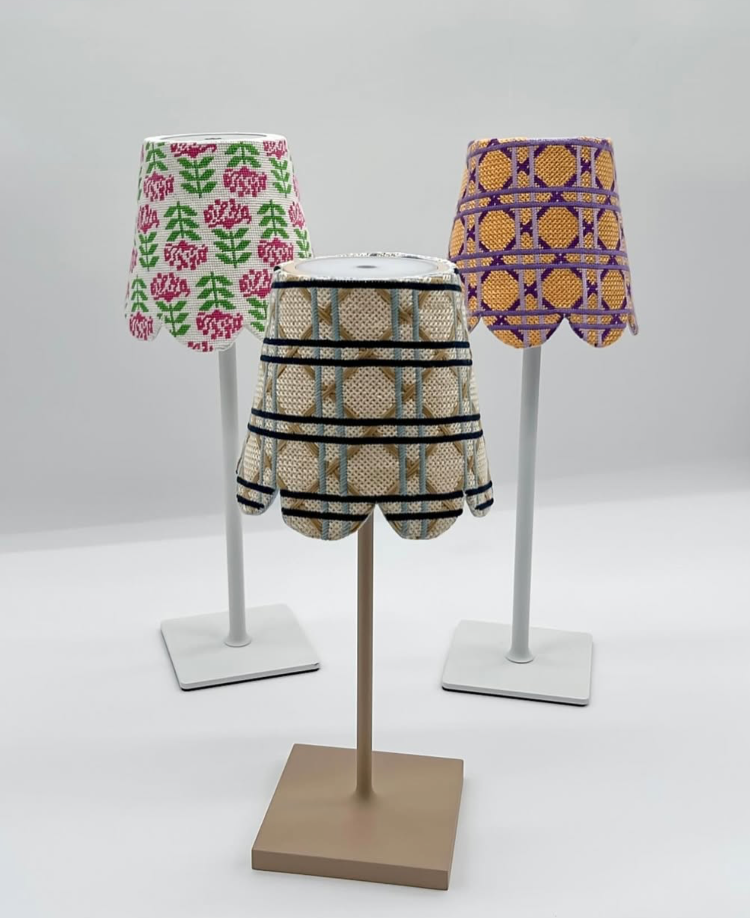 Canvas LAMPSHADE -RED BOW MISTLETOE  P&PRS2   14X16"