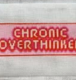 Canvas CHRONIC OVERTHINKER  PJS100    8X3"