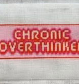 Canvas CHRONIC OVERTHINKER  PJS100    8X3"