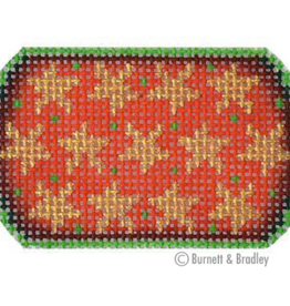 Canvas SANTA SLEIGH SET - STARS   BB3212  2.5X1.5"  INCLUDES SLED