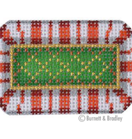 Canvas SANTA SLEIGH SET - CANDY CANE   BB3209  2.5X1.5"  INCLUDES SLED