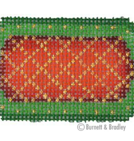 Canvas SANTA SLEIGH SET - DIAMOND   BB3203  2.5X1.5"  INCLUDES SLED