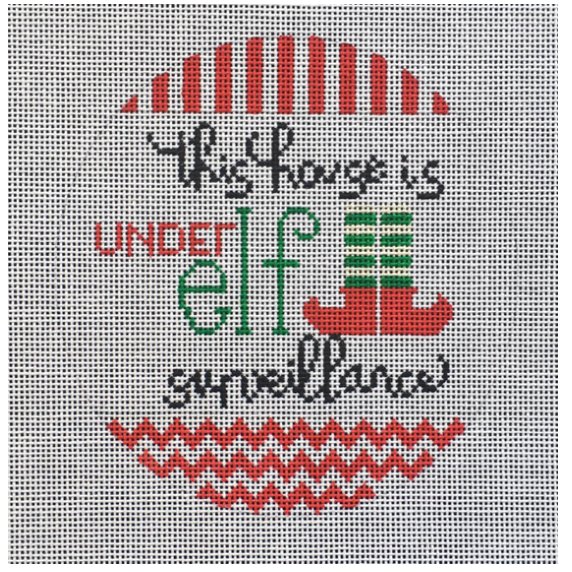 Canvas ELF SURVEILLANCE   SVC007   5"ROUND
