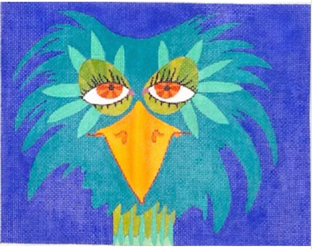 Canvas OSTRICH  ZE569   8.75X7"
