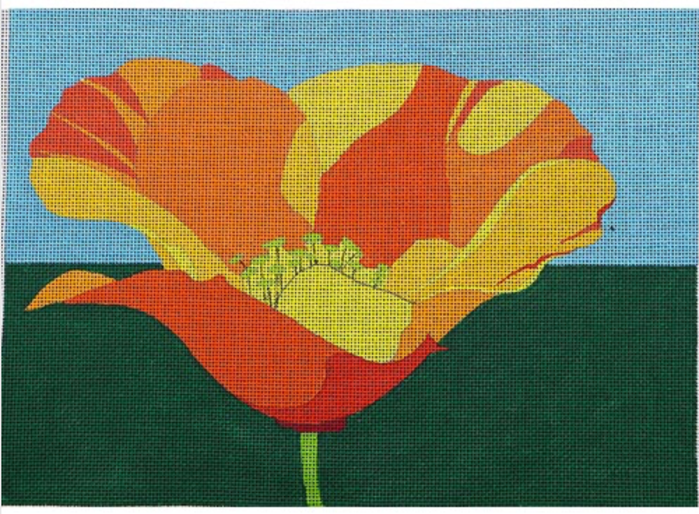Canvas CALIFORNIA POPPY   ZE992   11X8"