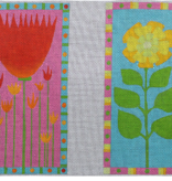Canvas TULIP AND ZINNIA  EGC997