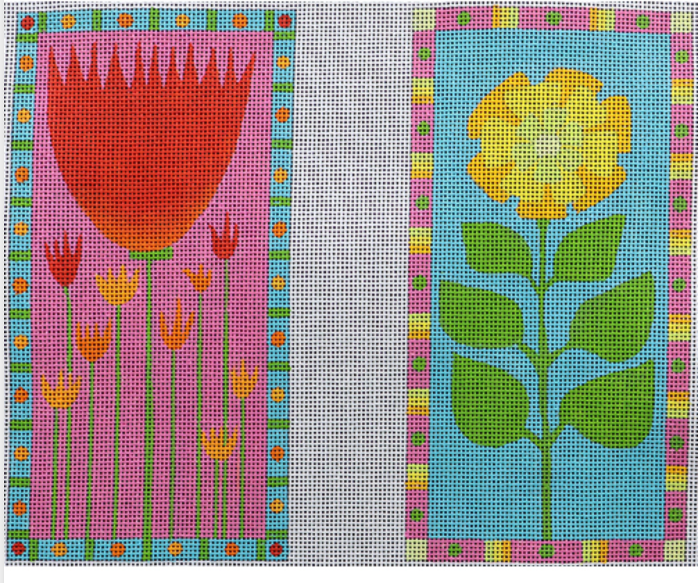 Canvas TULIP AND ZINNIA  EGC997