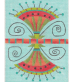 Canvas LOTUS NEEDLE CASE/WALLET   ZE393   4.5X6"