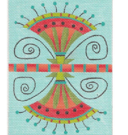 Canvas LOTUS NEEDLE CASE/WALLET   ZE393   4.5X6"
