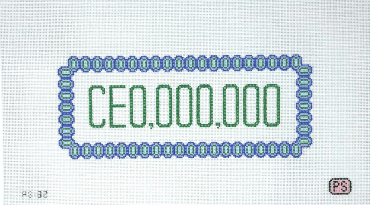 Canvas CEO,000,000  PS32   3.9X9.7"