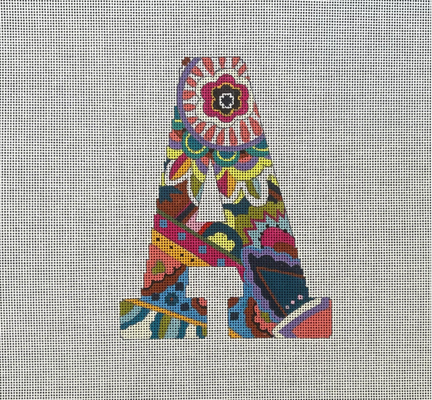 Canvas COLORS OF PRAISE 6" LETTER -   A      CAN ORDER IN ANY LETTER
