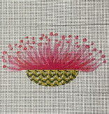 Canvas PINK WHIMSICAL DANDELION INSERT  IN634  6X3"