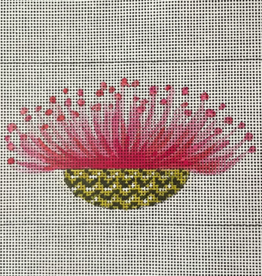 Canvas PINK WHIMSICAL DANDELION INSERT  IN634  6X3"