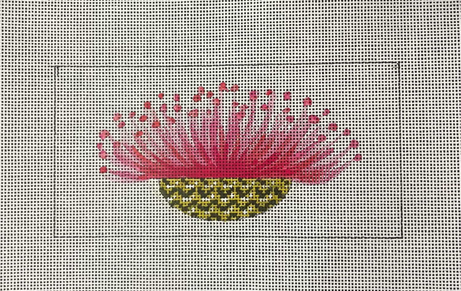 Canvas PINK WHIMSICAL DANDELION INSERT  IN634  6X3"