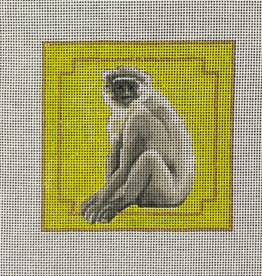 Canvas GRAY MONKEY  INSERT  IN456   4X4"