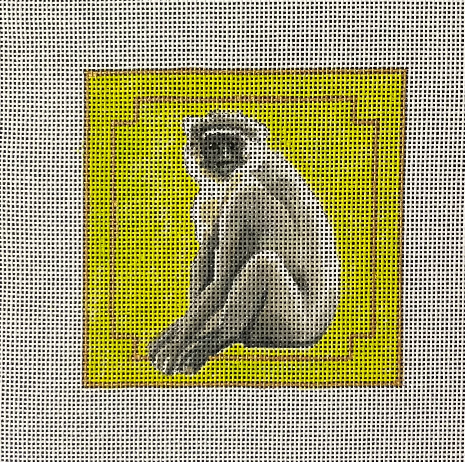 Canvas GRAY MONKEY  INSERT  IN456   4X4"