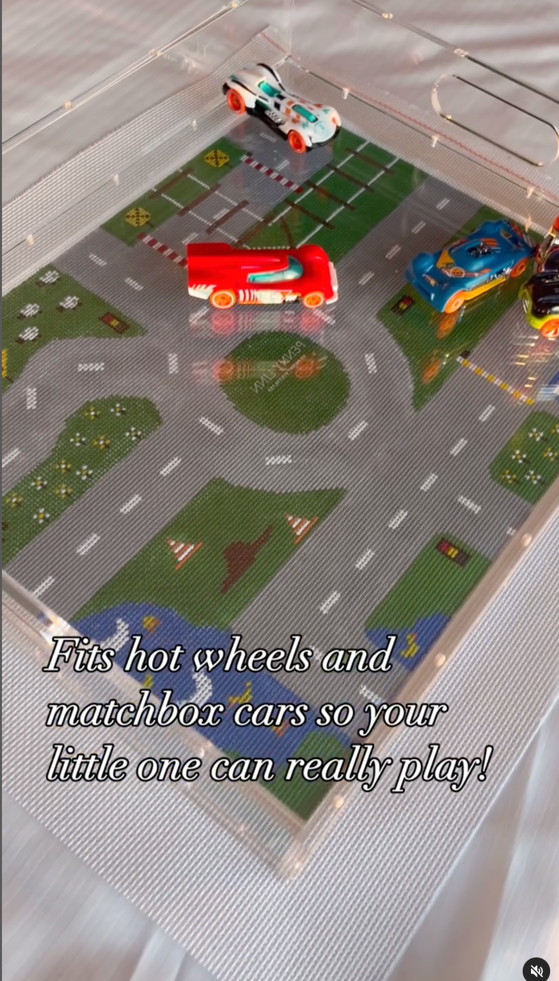 Canvas CAR PLAY MAT INSERT  11X14