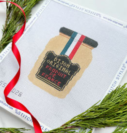 Canvas DIJON MUSTARD JAR  SSAE026