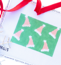 Canvas SANTA HATS INSERT  SIR016   4x6"