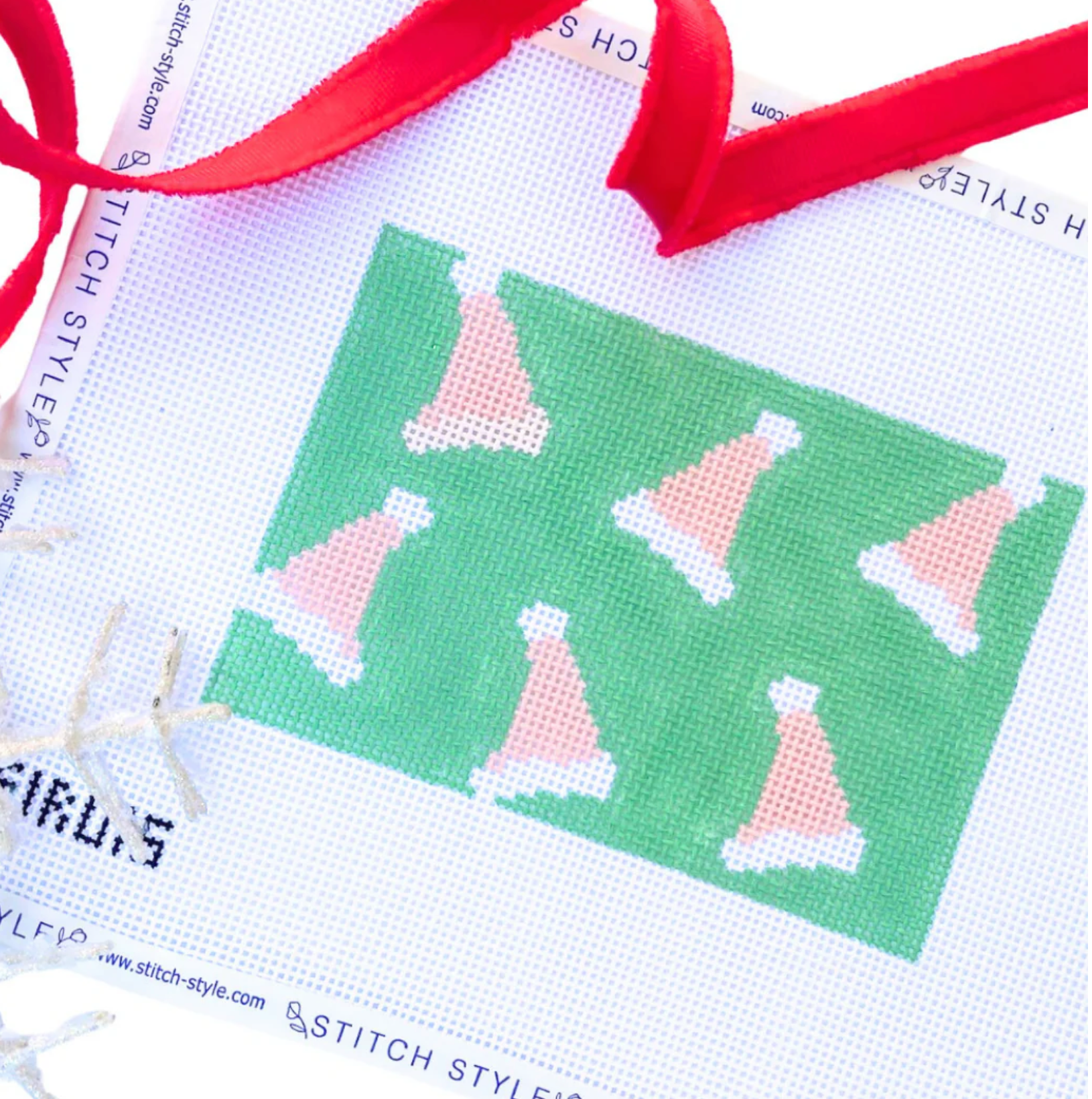 Canvas SANTA HATS INSERT  SIR016   4x6"