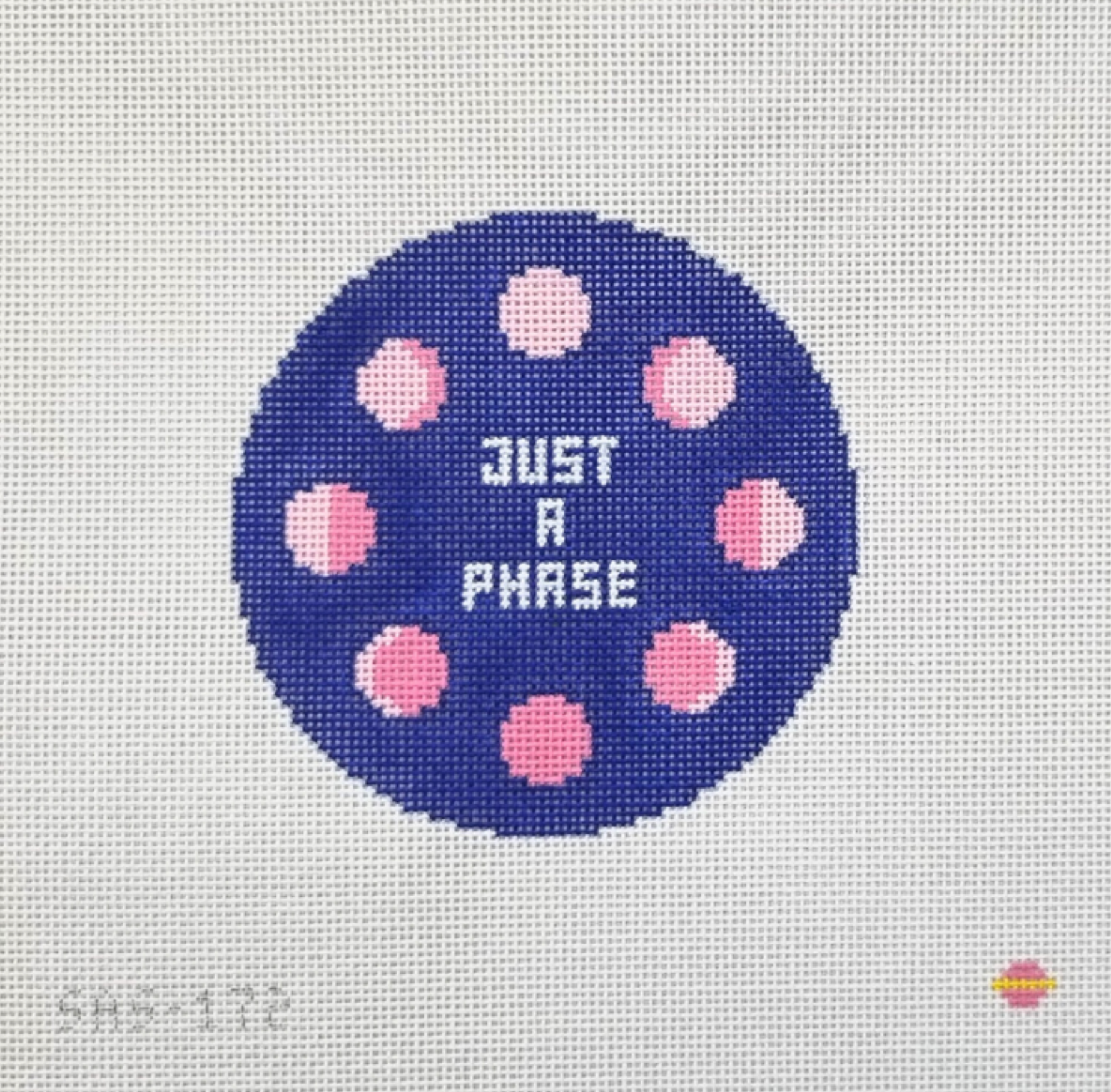 Canvas JUST A PHASE  SAS172  4"ROUND