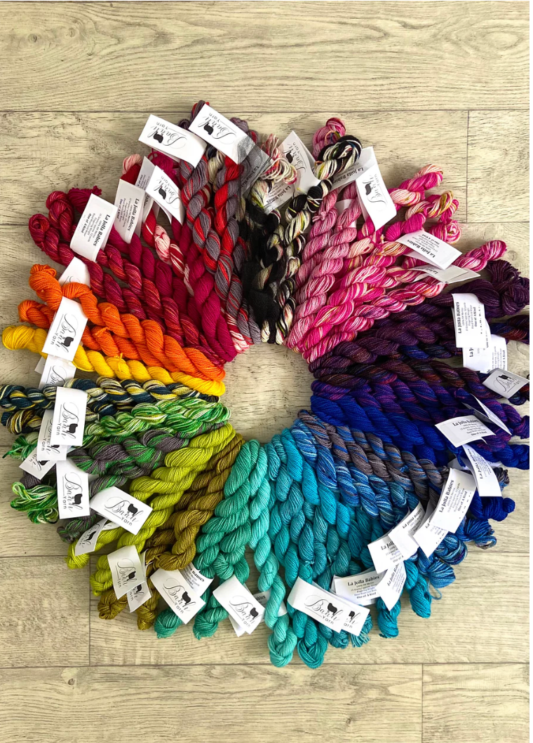 Yarn LA JOLLA BABIES - MINI SKEINS - ASSORTED COLORS
