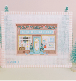 Canvas CHRISTMAS VILLAGE - NEEDLEPOINT SHOP   5.275X4"