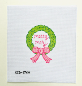 Canvas MERRY MAHJONG  ROUND  KCD1760  4.5"ROUND