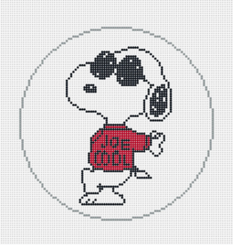 Canvas SNOOPY JOE COOL JC01   5"ROUND