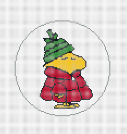 Canvas WOODSTOCK  PUFFER COAT  WINTER4     5"ROUND