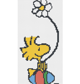 Canvas WOODSTOCK  ON EASTER EGG  EAST3   2.7x6"