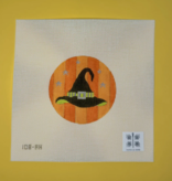 Canvases WITCH HAT  -  WITH STITCH GUIDE 108AH