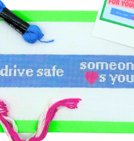 Canvas DRIVE SAFE SOMEONE LOVES YOU FOB  LLN025