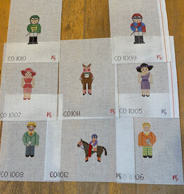 Canvas TINY TEAMS 8  PIECE SET - KENTUCKY DERBY