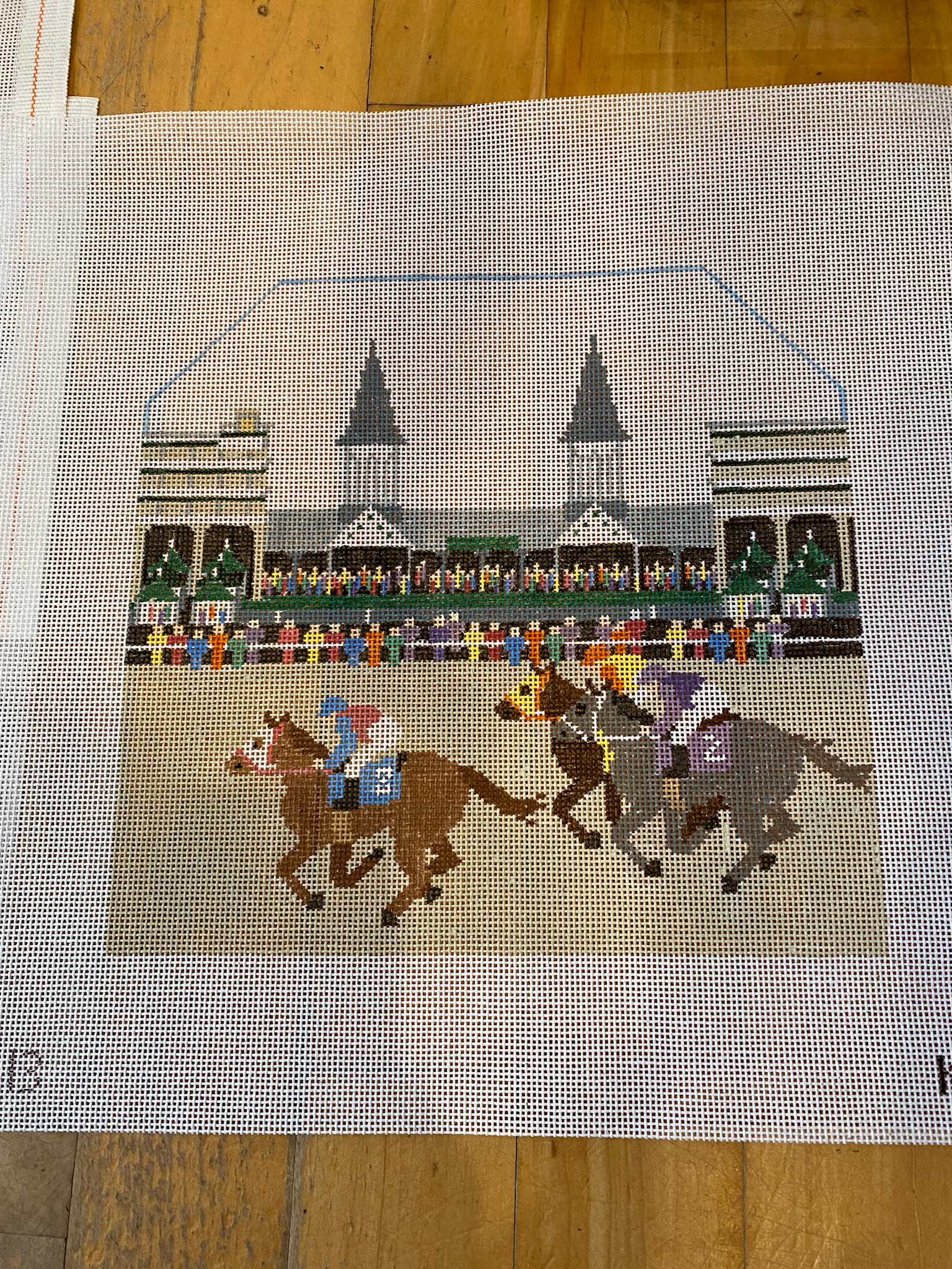 Canvas TINY TEAMS BACKDROP - KENTUCKY DERBY