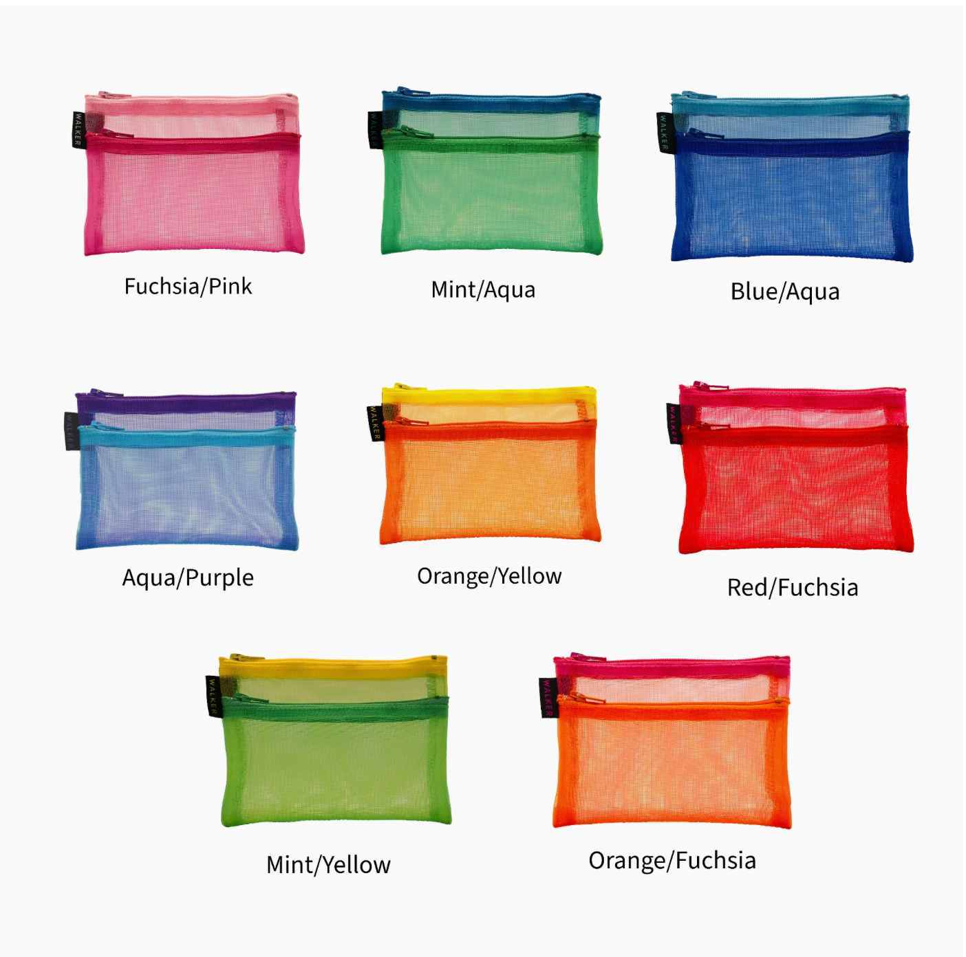 Accessories DOUBLE ZIPPER MESH  CASE 11X14