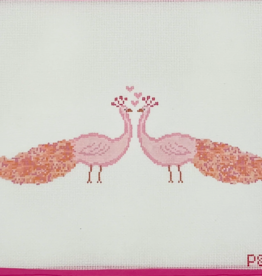 Canvas PLAYFUL PEACOCKS    P&P*ASA5  10X3.5"