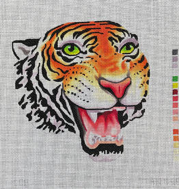 Canvas TIGER HEAD  AN455  8X8.25"
