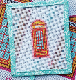 Canvas MINI LONDON PHONE BOOTH    FAS31  3.5X1.5"