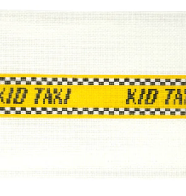 Canvas KID TAXI KEY FOB  FAS0117  1.4X8.3"