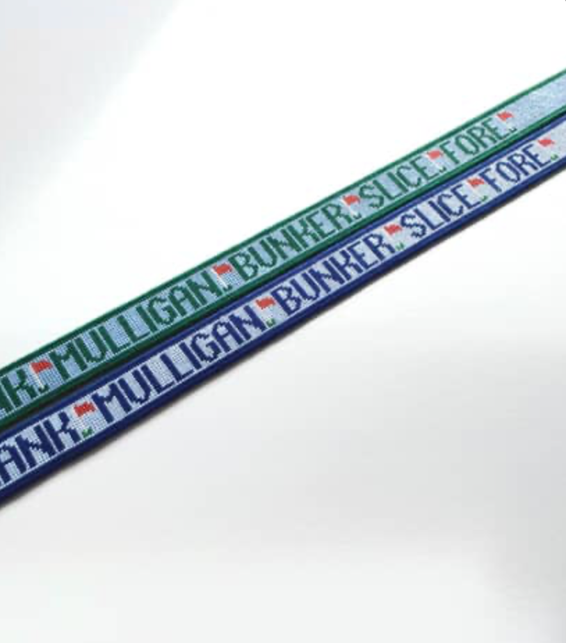 Canvas REALIST GOLF TERMS BELT - BLUE