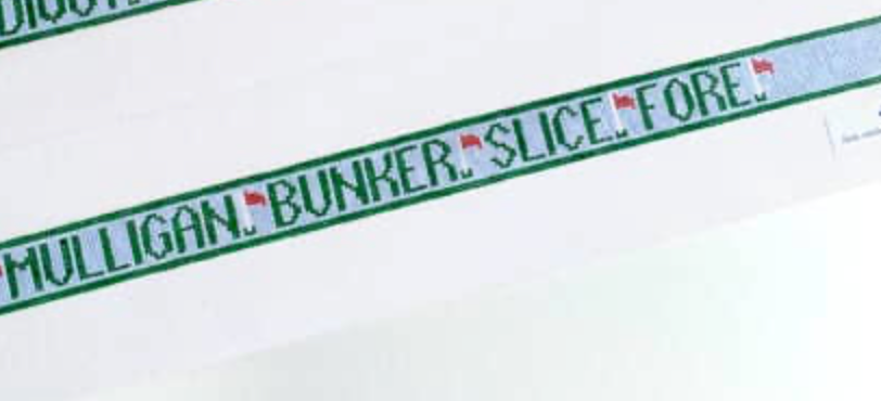 Canvas OPTIMIST GOLF TERMS BELT - GREEN
