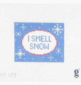 Canvas I SMELL SNOW  GP129   3.5X4.4"