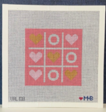 Canvas TIC TAC LOVE  VAL108  5X5"