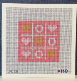 Canvas TIC TAC LOVE  VAL108  5X5"