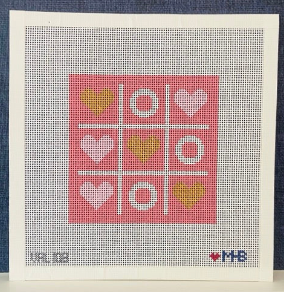 Canvas TIC TAC LOVE  VAL108  5X5"