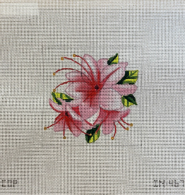 Canvas HIBISCUS INSERT  IN467  4X4"